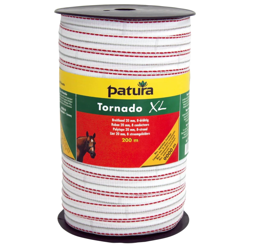 Patura Breitband Tornado XL 20mm 200m Rolle