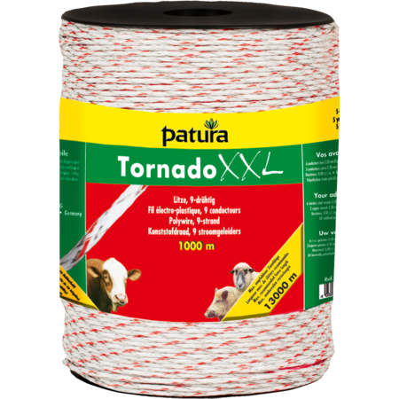 Patura Weideschnur Tornado XXL 1000m
