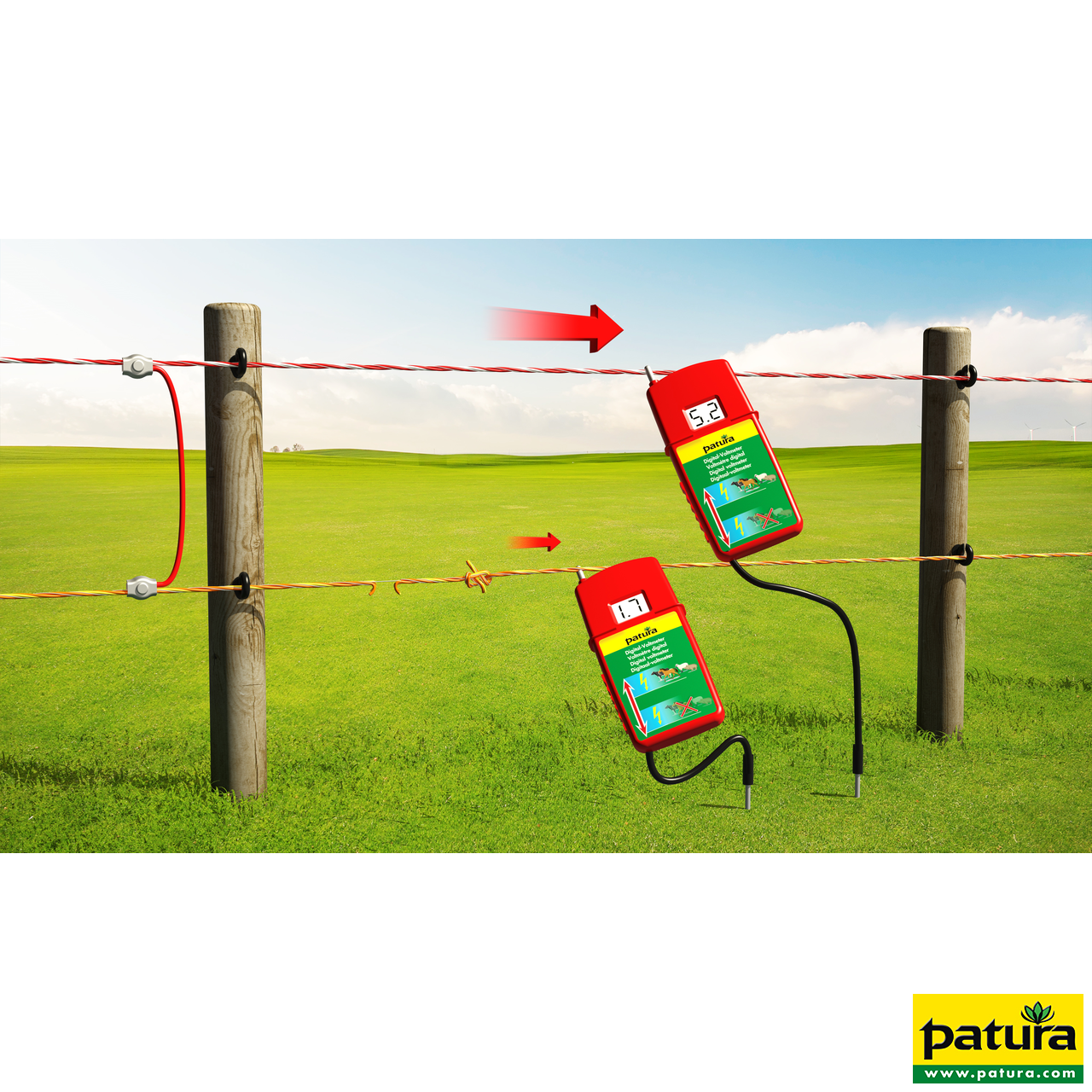 Patura Digital-Voltmeter