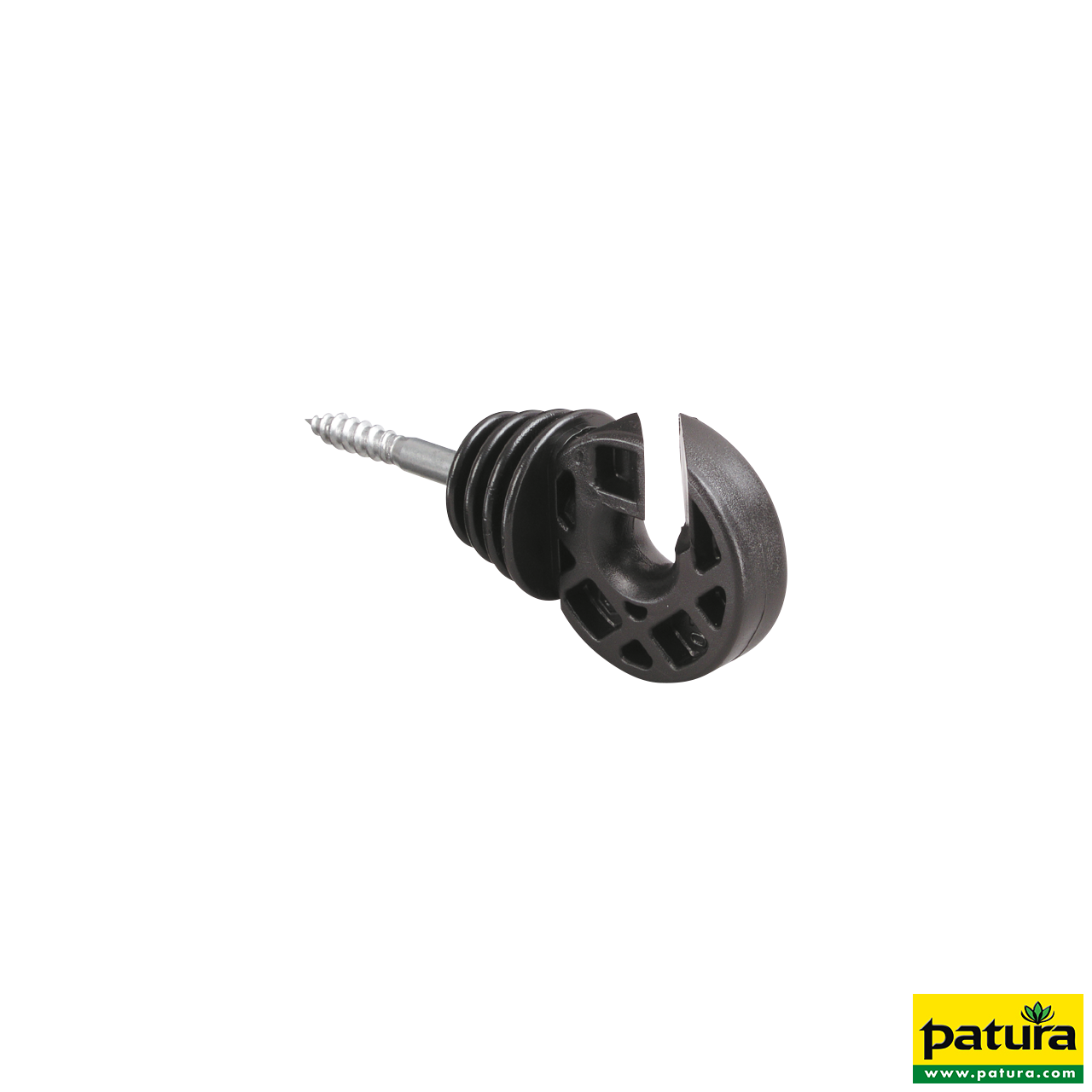Patura Profiringisolator mit Holzgewinde