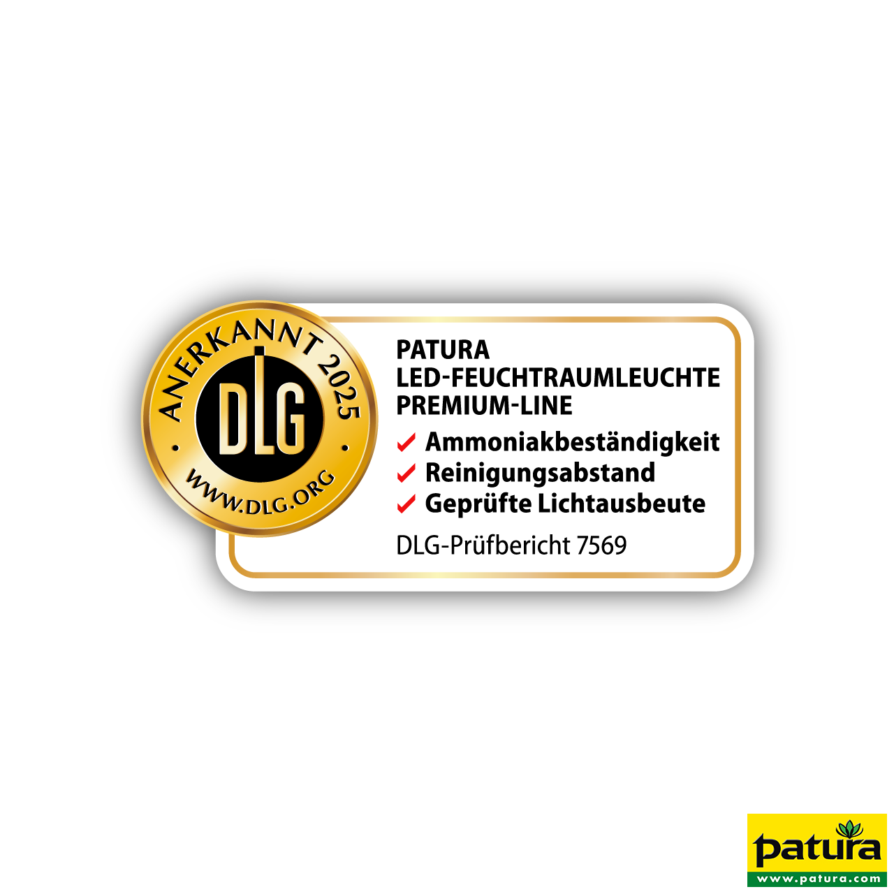 Patura LED-Feuchtraumleuchte Premium-Line