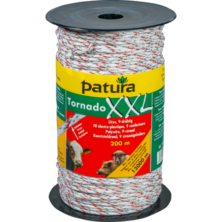 Patura Weideschnur Tornado XXL 200m
