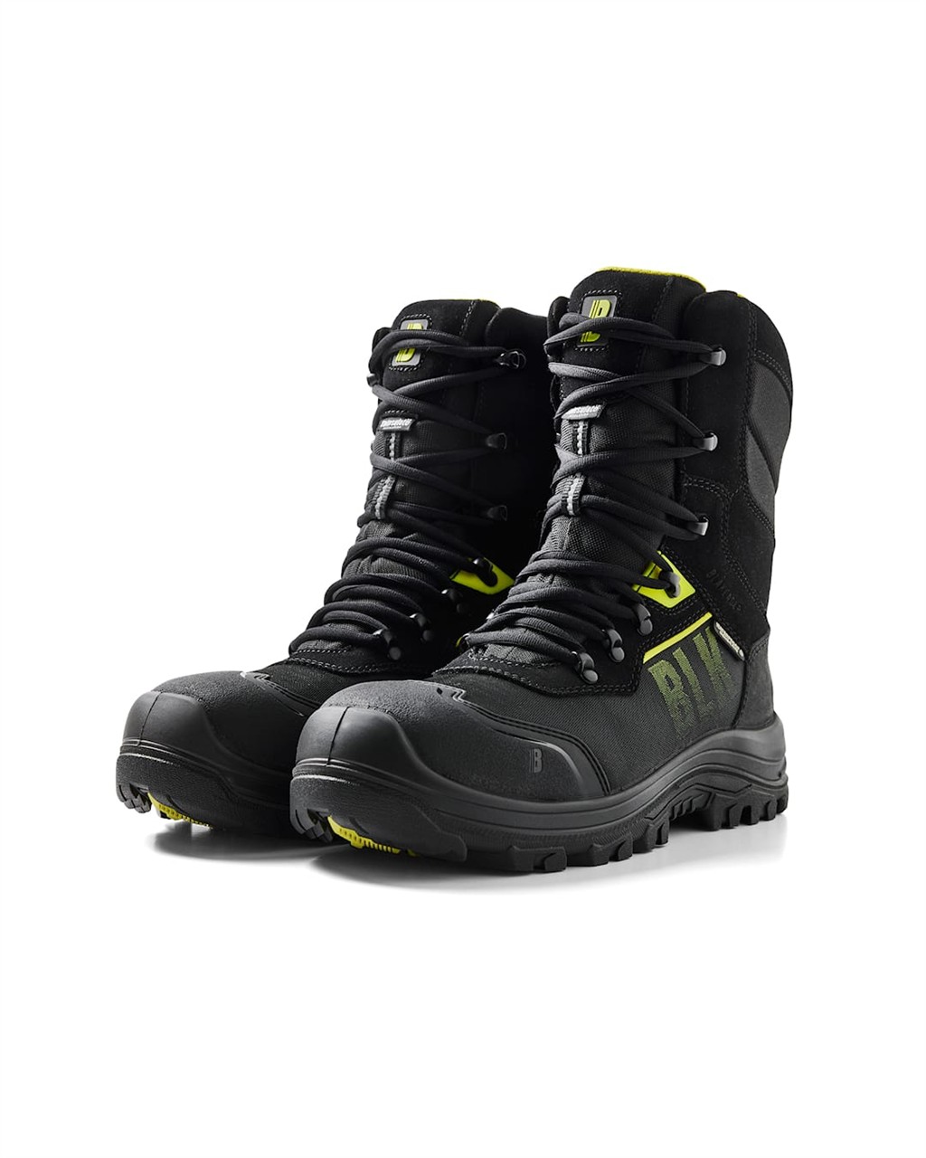 Blåkläder STORM 2490 Winter-Sicherheitsstiefel S7S wasserdicht – Schwarz/Gelb