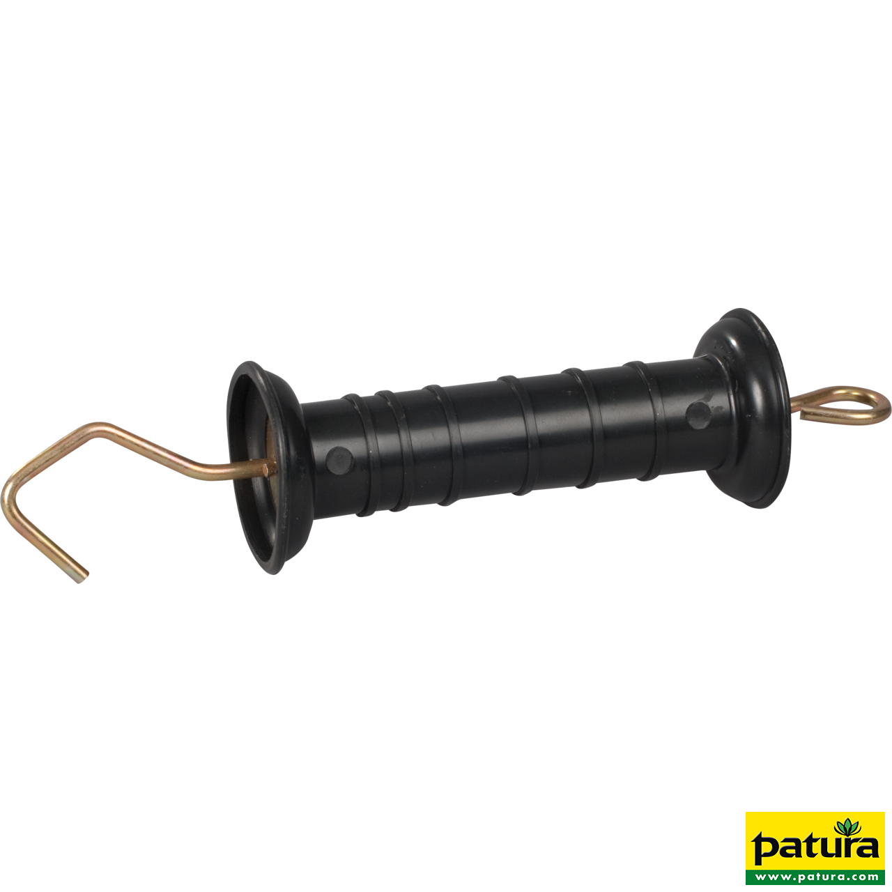 Patura Torgriff schwarz mit Haken u. Feder