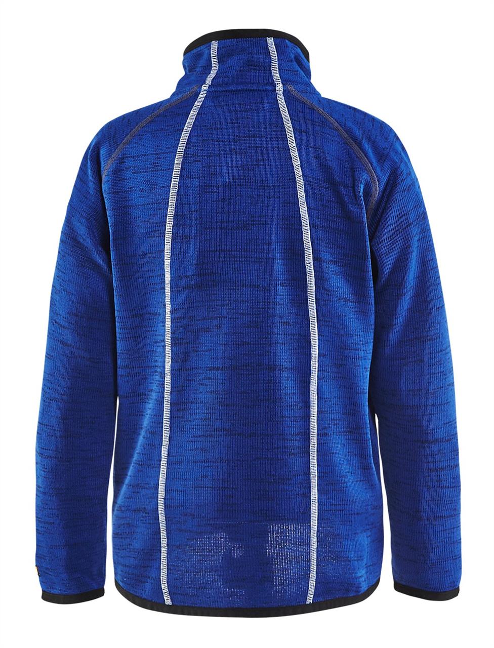 BLÅKLÄDER Kinder Strickjacke Kornblau/Weiß