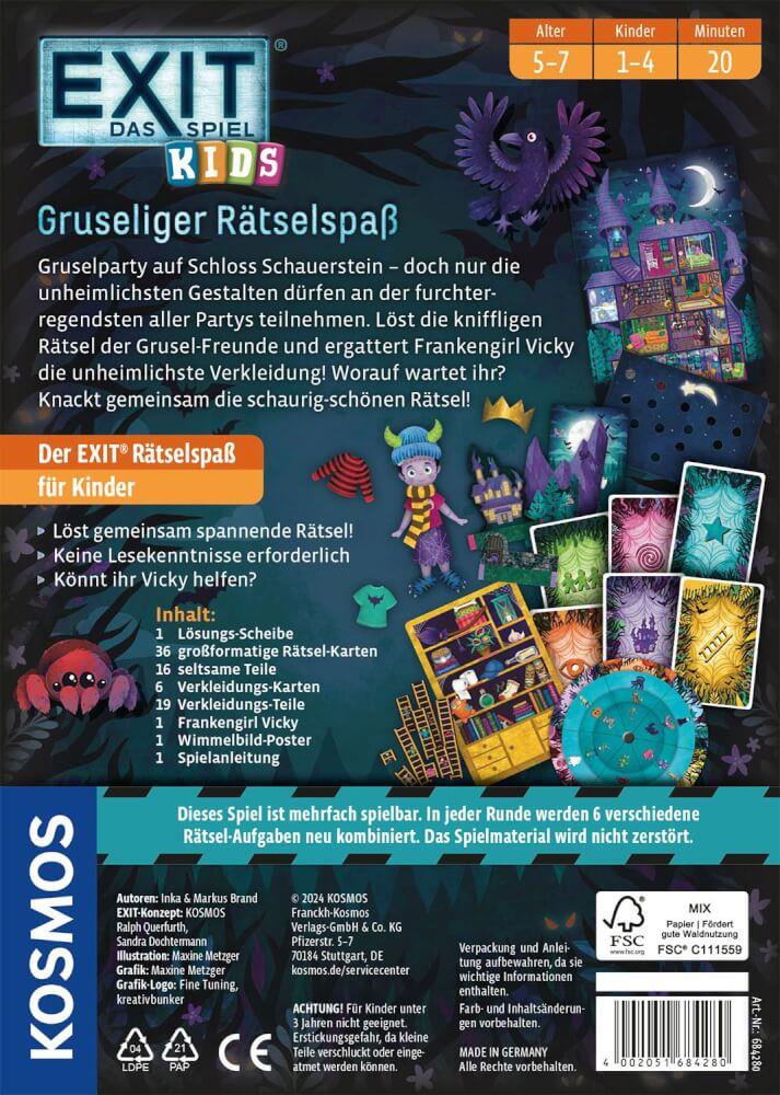 EXIT® kids Gruseliger Rätselspaß